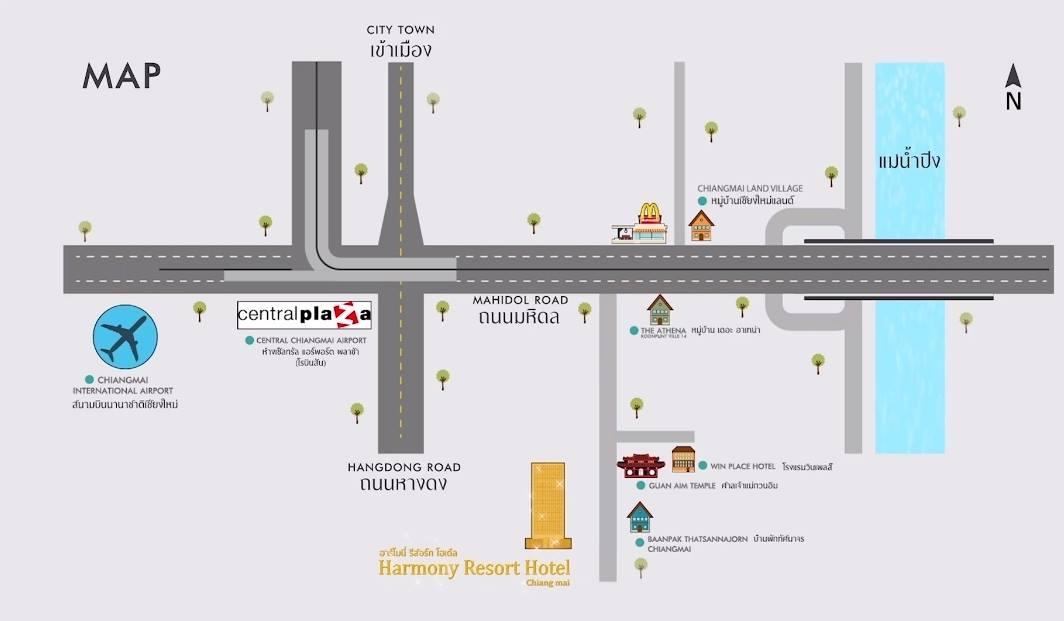 Harmony Resort Hotel Chiang Mai Buitenkant foto